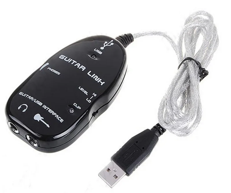 USB guitar audio effects USB guitar sound card effect guitar PC connection cable USBin Computer