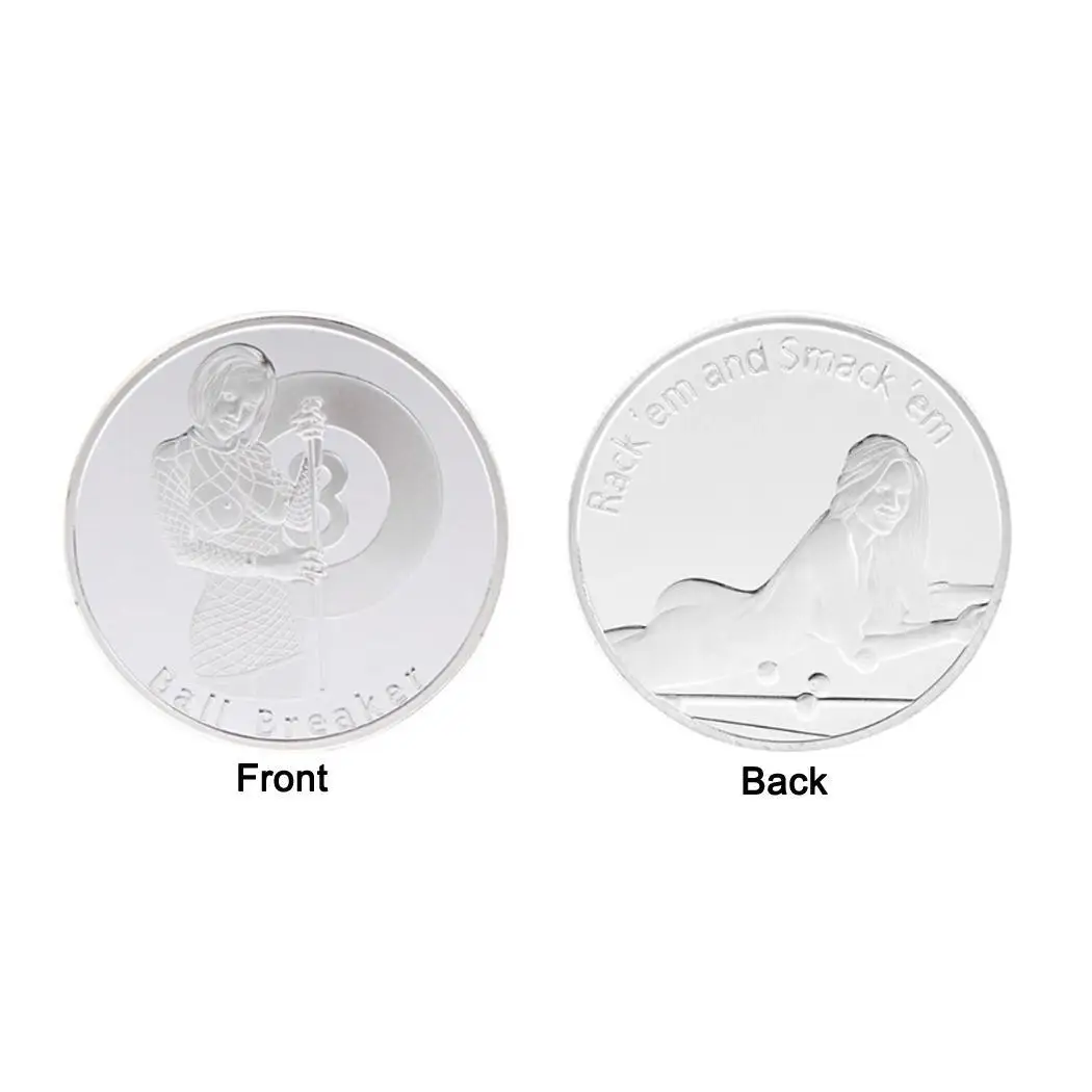 

1PC Silver/Golden Luck Women Pattern Alloy Commemorative Coin For Gifts Souvenir Collection Durable And Convenient For Storage