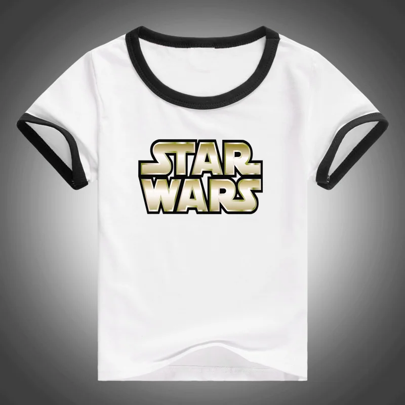 Children clothing мальчики девочки лето футболка дети звездные войны серии топы детские