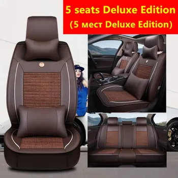 

PU leather+Ice silk car seat cover For Mercedes Benz A B C D E S series Vito Viano Sprinter Maybach CLA CLK car styling