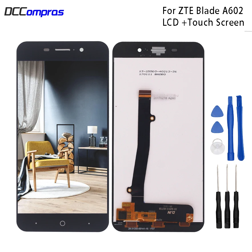Для ZTE Blade A602 ЖК дисплей сенсорный экран дигитайзер Замена для BA602 Телефон