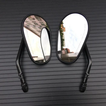 

8mm Left Right Rear View Mirrors For Harley Davidson Sportster XL Softail Dyna Sportster XL 1200 883 VRSCAW V-ROD Chrome