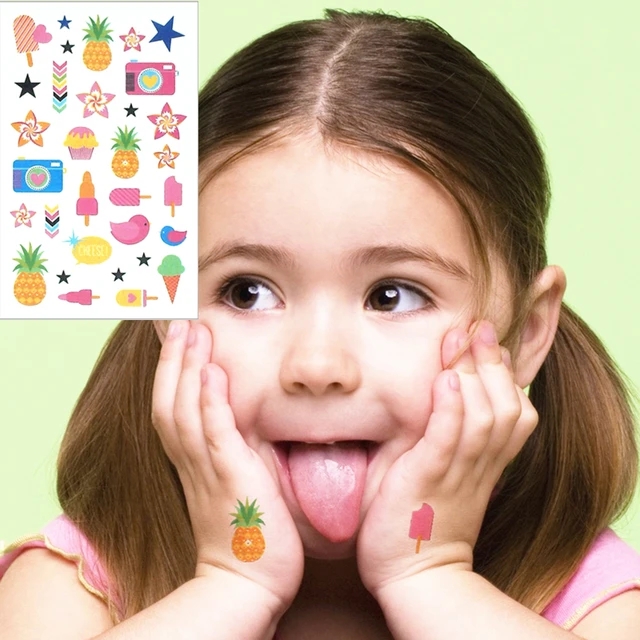 M-theory Pineapple Cream Cartoon Temporary Tattoo Body Art Flash Tattoo Sticker 10.5x6cm Waterproof Child Wall Sticker M-theory Pineapple Cream Cartoon Temporary Tattoo Body Art Flash Tattoo Sticker 10.5x6cm Waterproof Child Wall Sticker