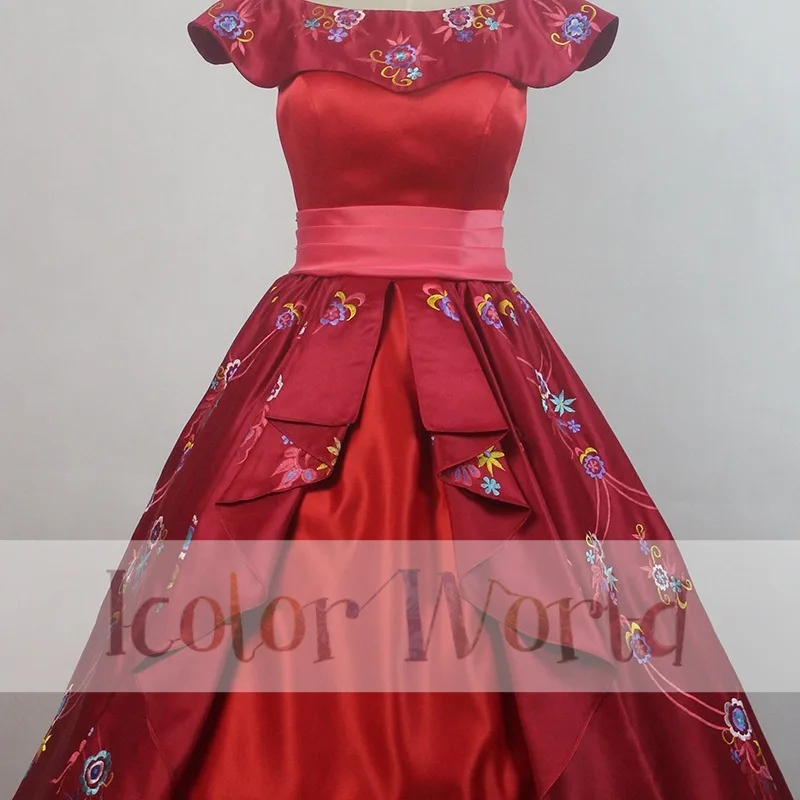 2017 Elena of Avalor Elena Princess Dress Cosplay Costume 03