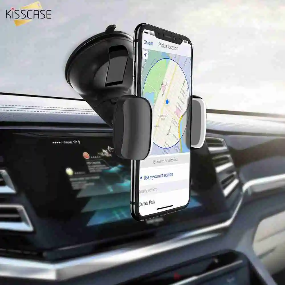 KISSCASE Saugnapf Auto Handy Halter Für Samsung A50 s8 Sucker Telefon Auto Halter Für iPhone 7 XR 8