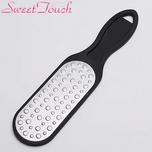 Высокое качество двусторонняя ног рашпиль файл жесткий мертвой кожи мозолей сталь умственная Remover Педикюр средства ухода за