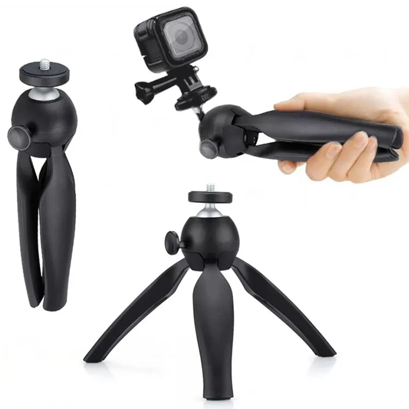  Mini Tripod Tabletop Smartphone Mount Clip Holder Stand w Ballhead for iPhone X/8/7 Plus Huawei Xia