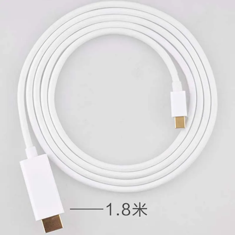 10 шт. мини дисплей порт DP Thunderbolt к HDMI Кабель-адаптер для MacBook шнур