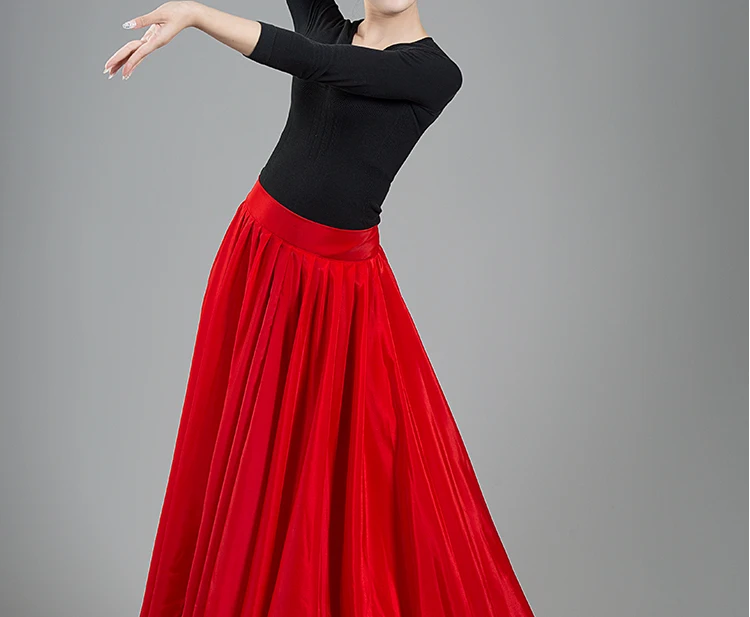 Большой подол(180 360 540 720) богемные Saia Faldas шелковые высокие юбки для женщин взрослые женские юбки 80 см 90 см черный красный