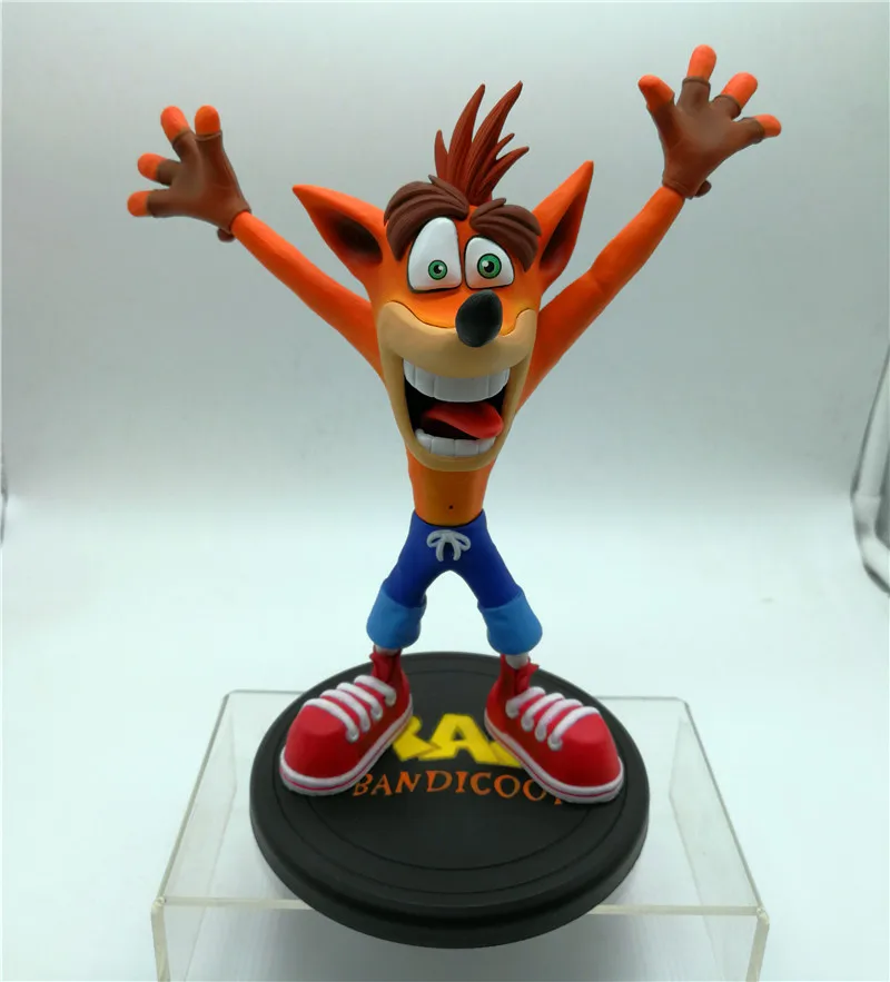 Game Crash Bandicoot First 4 PVC 9 Painted Sta