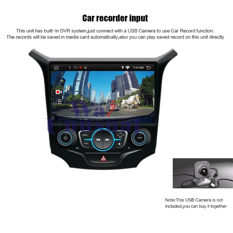 Top Autoradio Octa Core 9" Android 8.1 Car GPS Navigation Radio Multimedia Player For Chevrolet CRUZE 2015 Stereo With BT WIFI  Maps 11