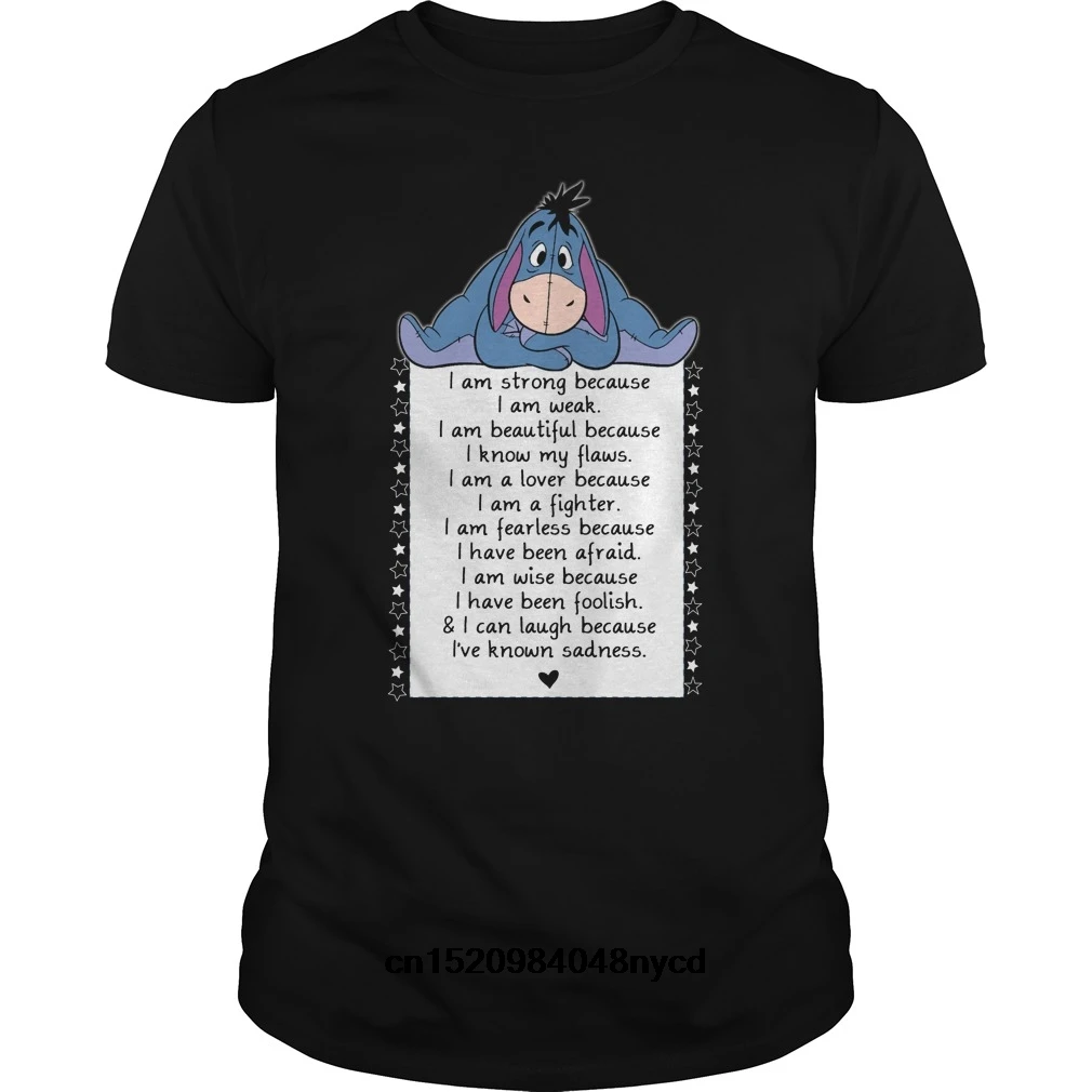 

2019 funny t shirts Eeyore 2018 Fashion tshirt men t-shirt