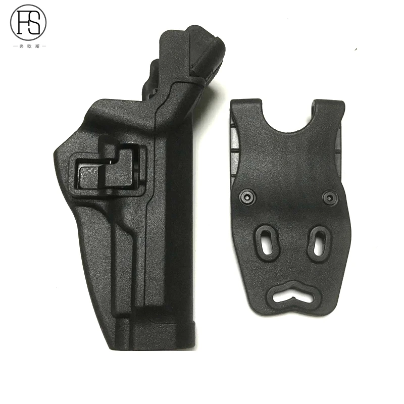 

FS Tactical Hunting M9 Pistol Waist Holster Rifle Belt Airsoft Right Hand Lv3 Blackhawk Holster for M9 M92 M96 Gun Holster