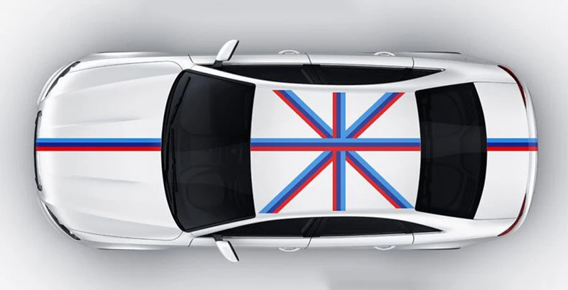 SRXTZM автомобильный Стайлинг гоночная полоска Наклейка для автомобиля s Аксессуары для BMW E39 E46 E60 E90 Bmw F10 F30 M Спортивная Автомобильная наклейка