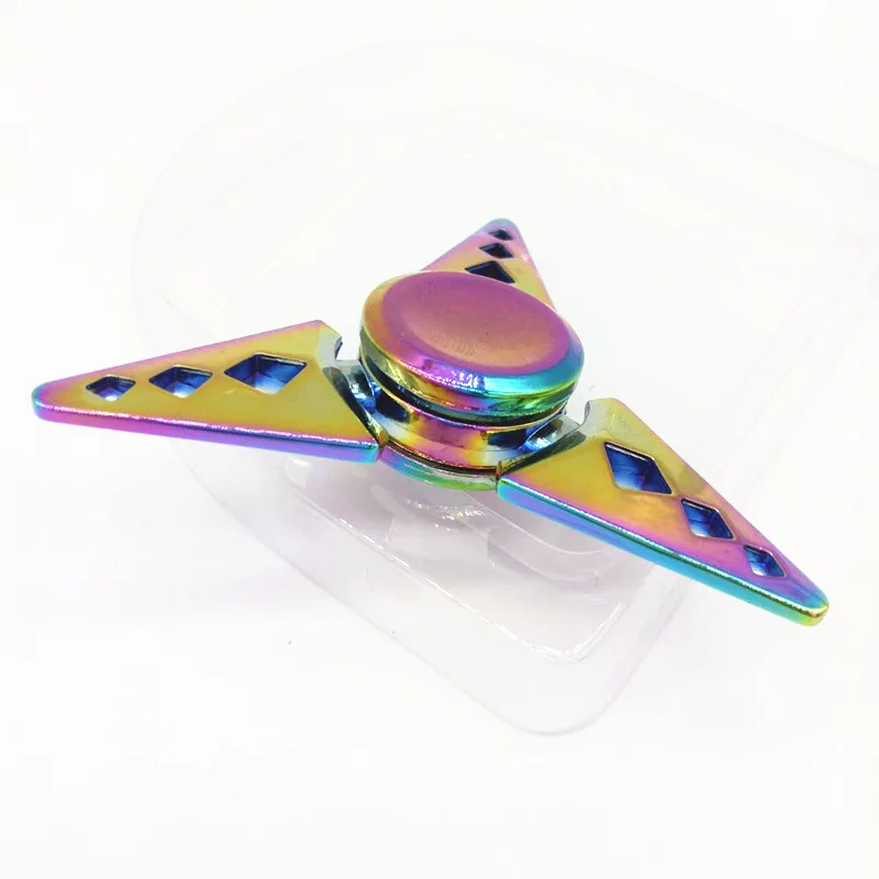 Новые яркие Непоседа игрушки ручной Spinner вращения долгое время для аутизма и СДВГ Дети/Взрослых Смешные анти стресс