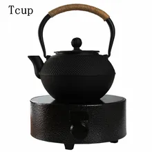 Японский стиль без покрытия железный горшок электрическая керамическая плита набор ручная чугунная вареная чайный чайник домашний чай набор