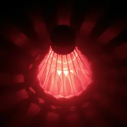 Красочные светодиодный бадминтон освещение бадминтон Темная ночь цветное светодиодное освещение Спорт бадминтон Свет спот-Волан #0823