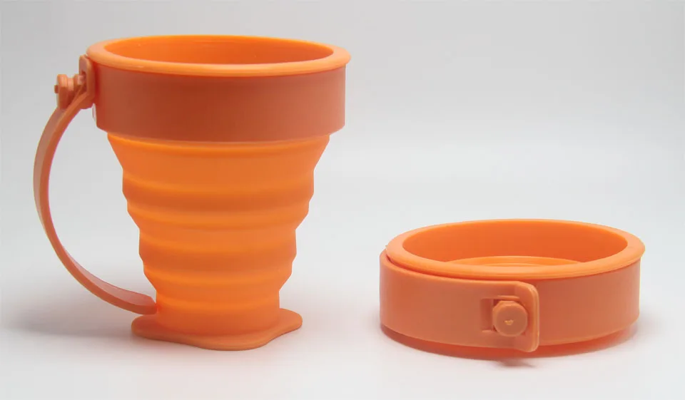 200ml Portable Folding Silicone Tea Cup for Travel (8)