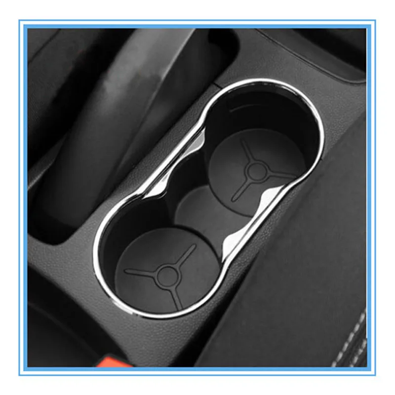 

My Good Car ABS Water Cup Protection Trim Cover Sticker for Ford Fiesta 2009 - 2013 for Ford Focus 2 2005-2012 Accessories