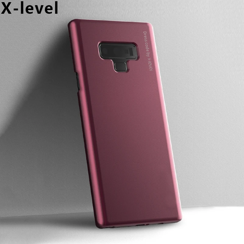 X-Level для samsung Note 9 чехол Роскошный милый тонкий Матовый Пластиковый ударопрочный твердый Броня чехол для телефона для Note 9 задняя крышка Capa