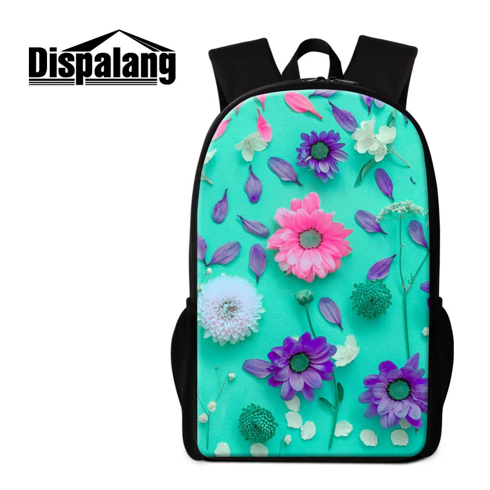 Dispalang Women Backpack Flower Printing Ladies Backpacks Floral School