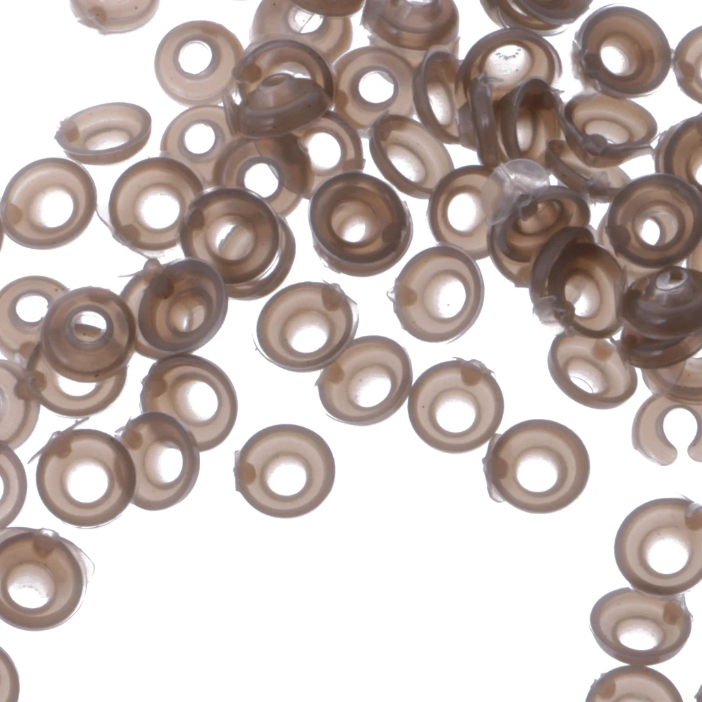 400 Pieces 9/11/15/20mm Plastic Safety Eyes Nose Washer BACK For Bear Doll DIY Craft DIY Apparel Sewing Craft Supplies