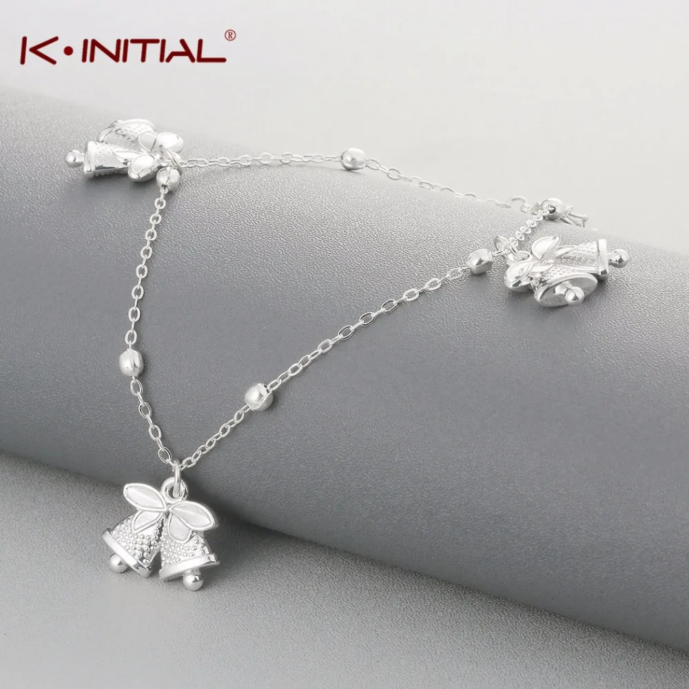 Kinitial Cute Bell Knot Anklet Ankle Bracelet Bohemian Feet Leg Chain