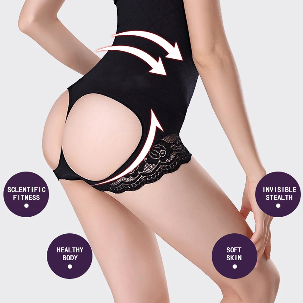 

Drop shipping Women's Butt Booty Lifter Shaper Bum Lift High Waist Slim Body Bum Thigh Tummy