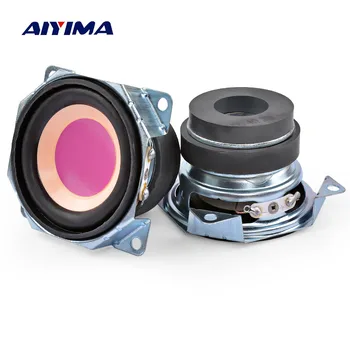 

AIYIMA 2Pcs 2Inch 4Ohm 3W Full Range Audio Speakers 52MM Paper Edge Mini Bluetooth Speaker Diy Home Theatre