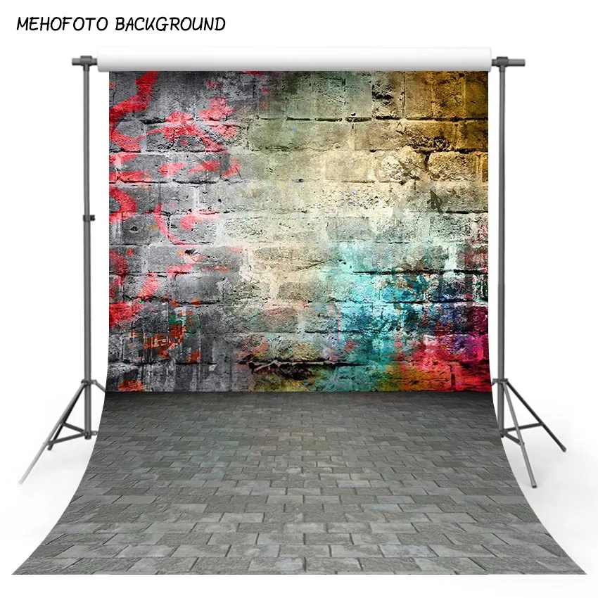 Mehofond кирпичная стена дерево пол винтажный фон для фотосъемки новорожденных день