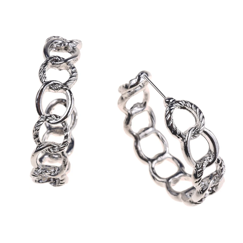 JERPVTE сплав панк геометрические серьги-кольца для женщин модные украшения себе серьги Brincos подарок