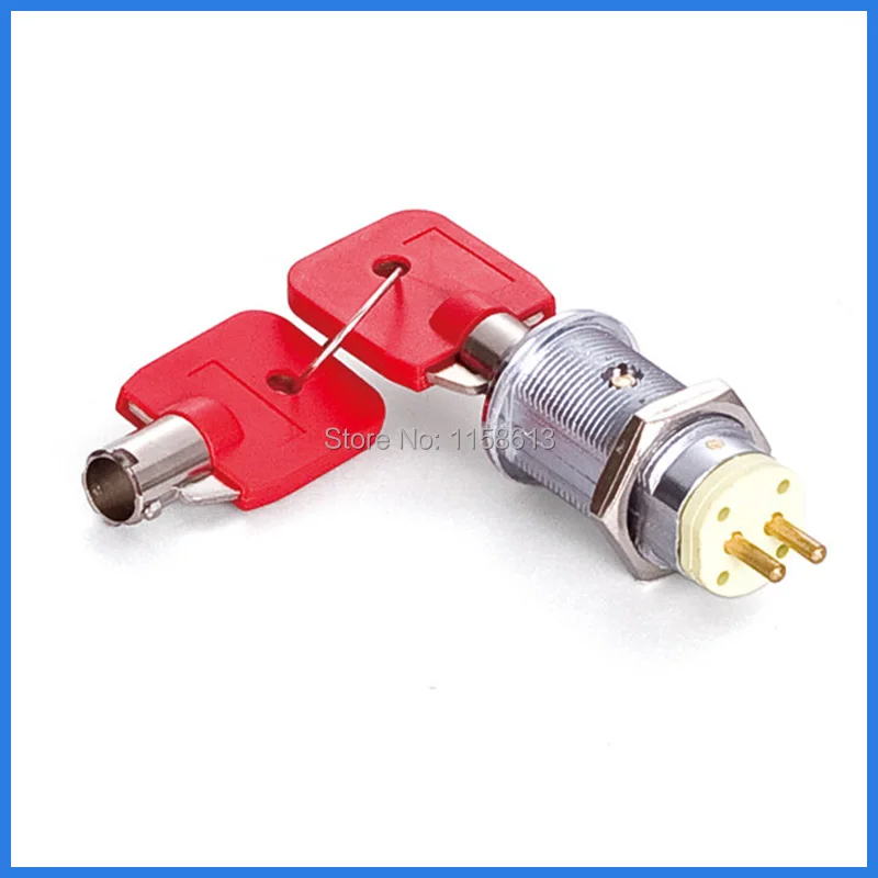 5 pieces 32mm chrome plated keyed differently cylinderical vending