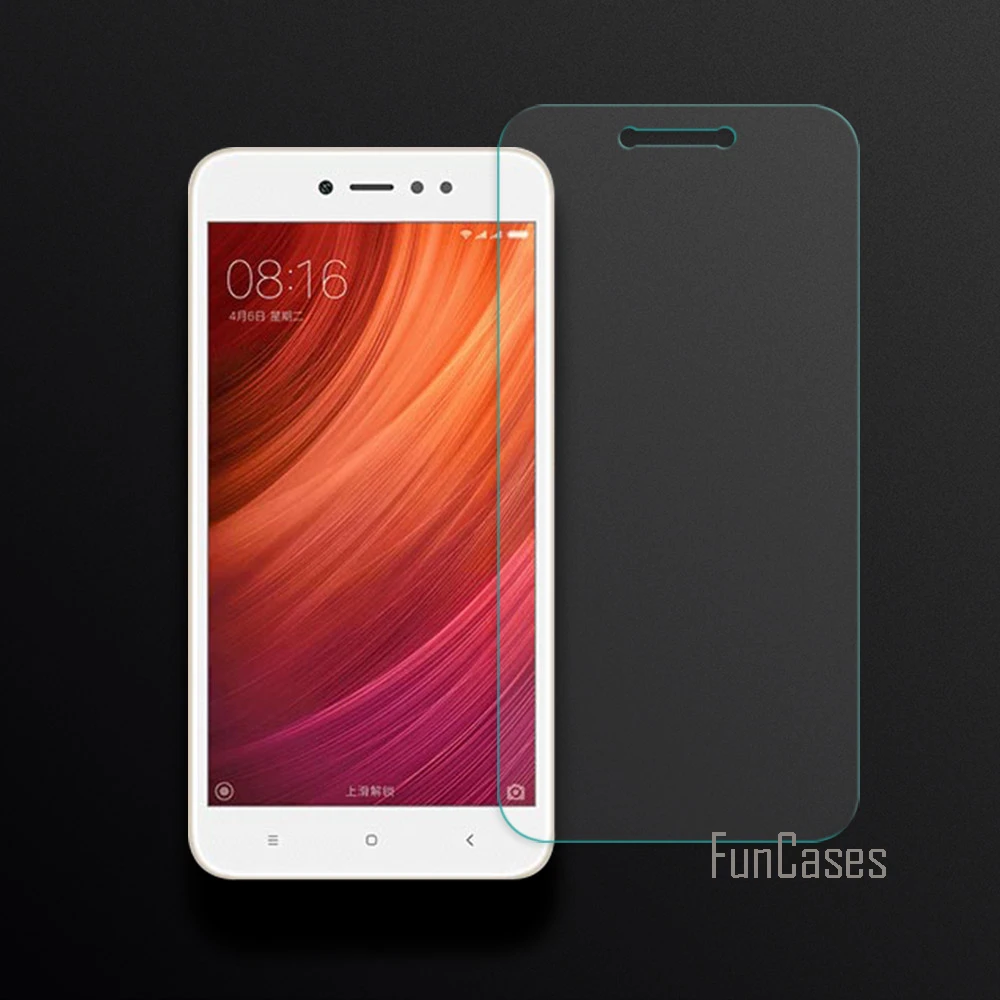 Закаленное стекло для Xiaomi Redmi Note 5A Защитная пленка экрана 2.5D изогнутый край 0 26 мм