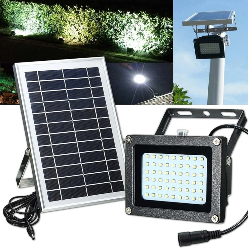 

Solar Light 54 LED Floodlight Outdoor Garden Waterproof Security Lamp