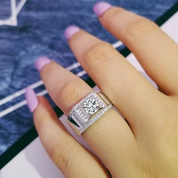

Original solid products 925 sterling silver wedding engagement men ring for male men finger jewelry r4488s