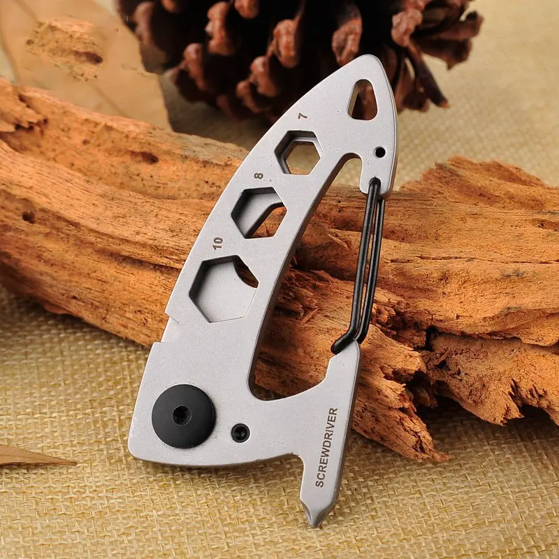 

Hot Multi Screwdriver Sets EDC Keychain Bottle Opener Hex Wrench Hand Wire Cutter Outdoor Survival Tools