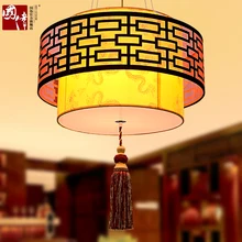 40CM-60cm A1 The Chinese style living room pendant lamp antique parchment lamp bedroom lamp simple atmospheric teahouse study