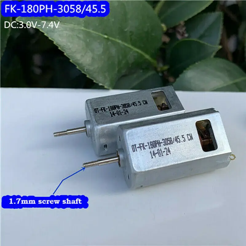 Фото FK 180PH 3058 DC 3V 6V 7 4 V 21000RPM высокая скорость сильная Магнитная углеродная щетка микро FK 180PH 3058 DC 3V 6V 7 4 V 21000RPM высокая скорость сильная Магнитная углеродная щетка микро