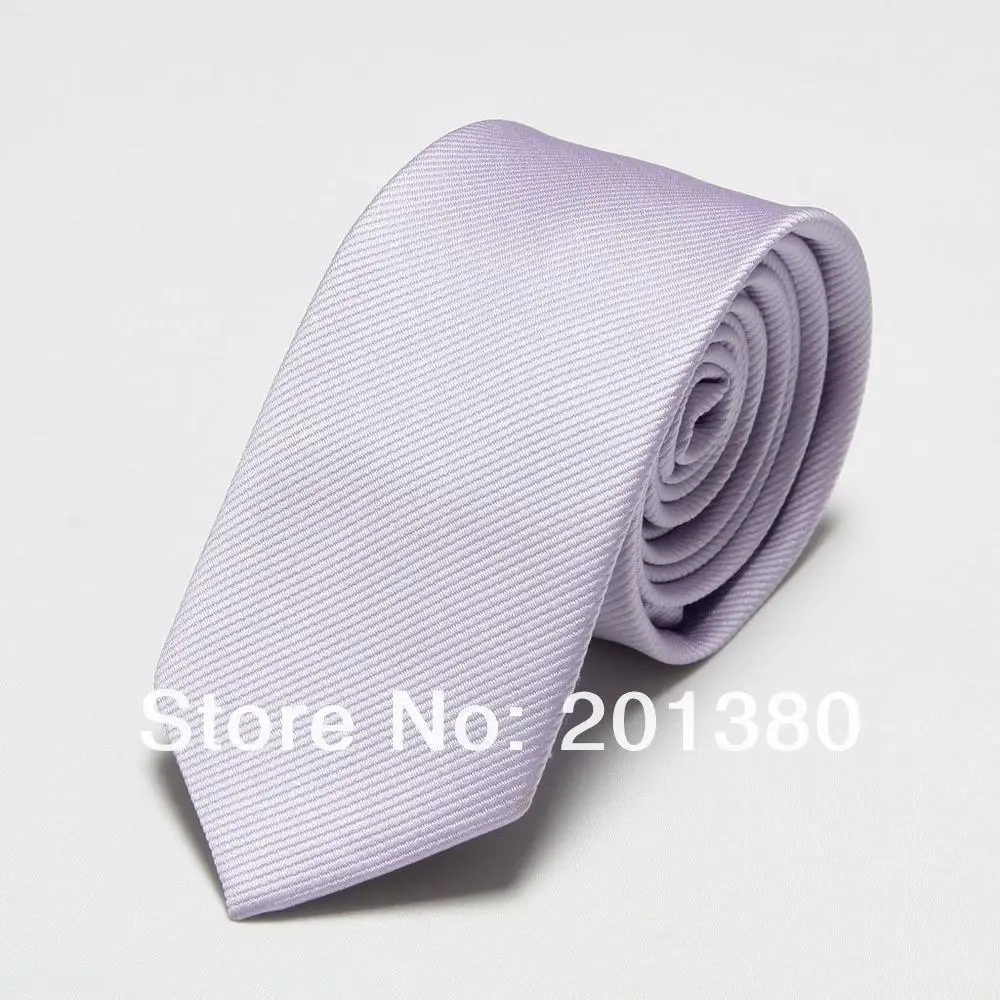 Men Wedding Tie Narrow Slim 6cm width 19 colors