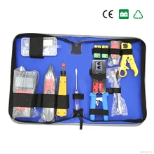 Network Combination Cable Wire Tester Crimping Cutter Punch Down Tools Kit RJ11 RJ45 Computer Network Tool