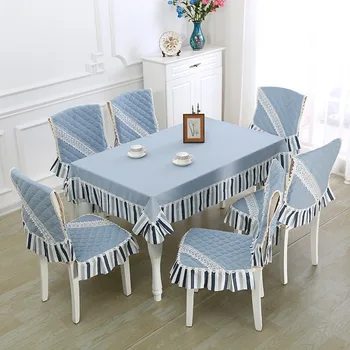 

Large Size 13 pcs/set Tablecloths for Weddings Home Decor,Covers for Kitchen Chairs,Nappe Plastique,Lace Table Cloth Chair Cover