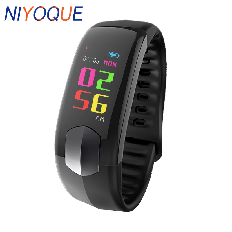

NIYOQUE Smart Bracelet Heart Rate Monitor Activity Tracker Sports Smart Wristband Waterproof Smart Band For Android IOS Phone