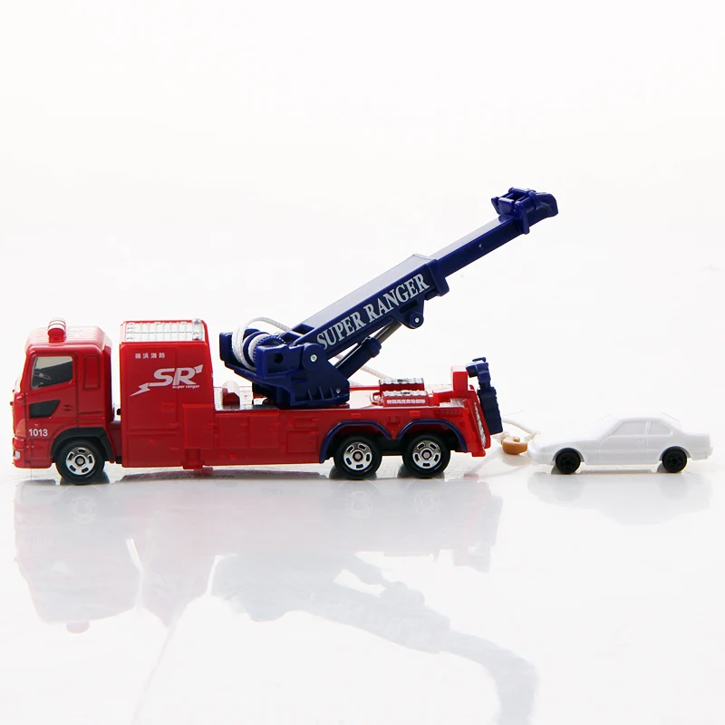 Takara Tomy Tomica 1/90 Yokohama City Fire Bureau супер Ranger мобильность Буксировка рабочий автомобиль грузовик 15 см#132