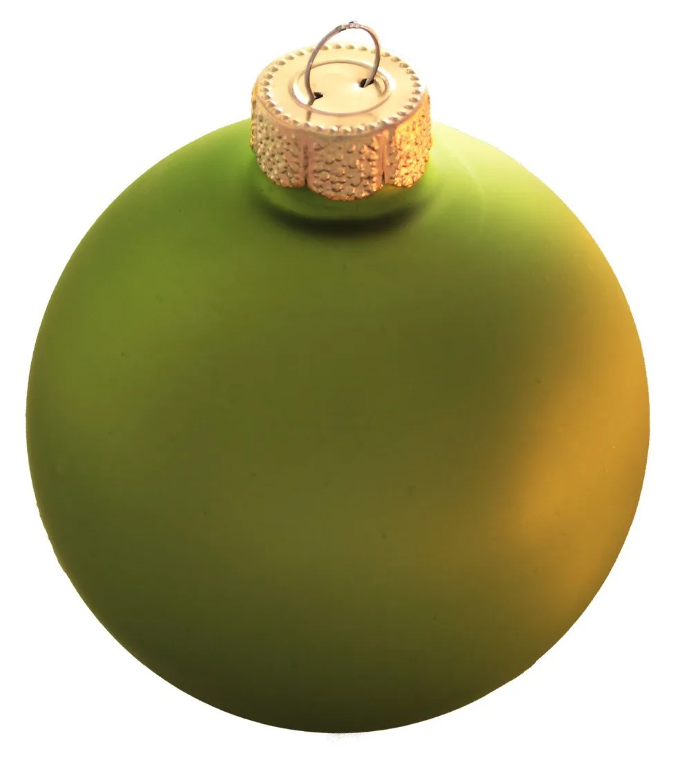 Принимаются индивидуальные заявки-безделушка украшения Рождественская елка украшение из стеклянных шариков 80 мм светло-зелёный шар-матовый
