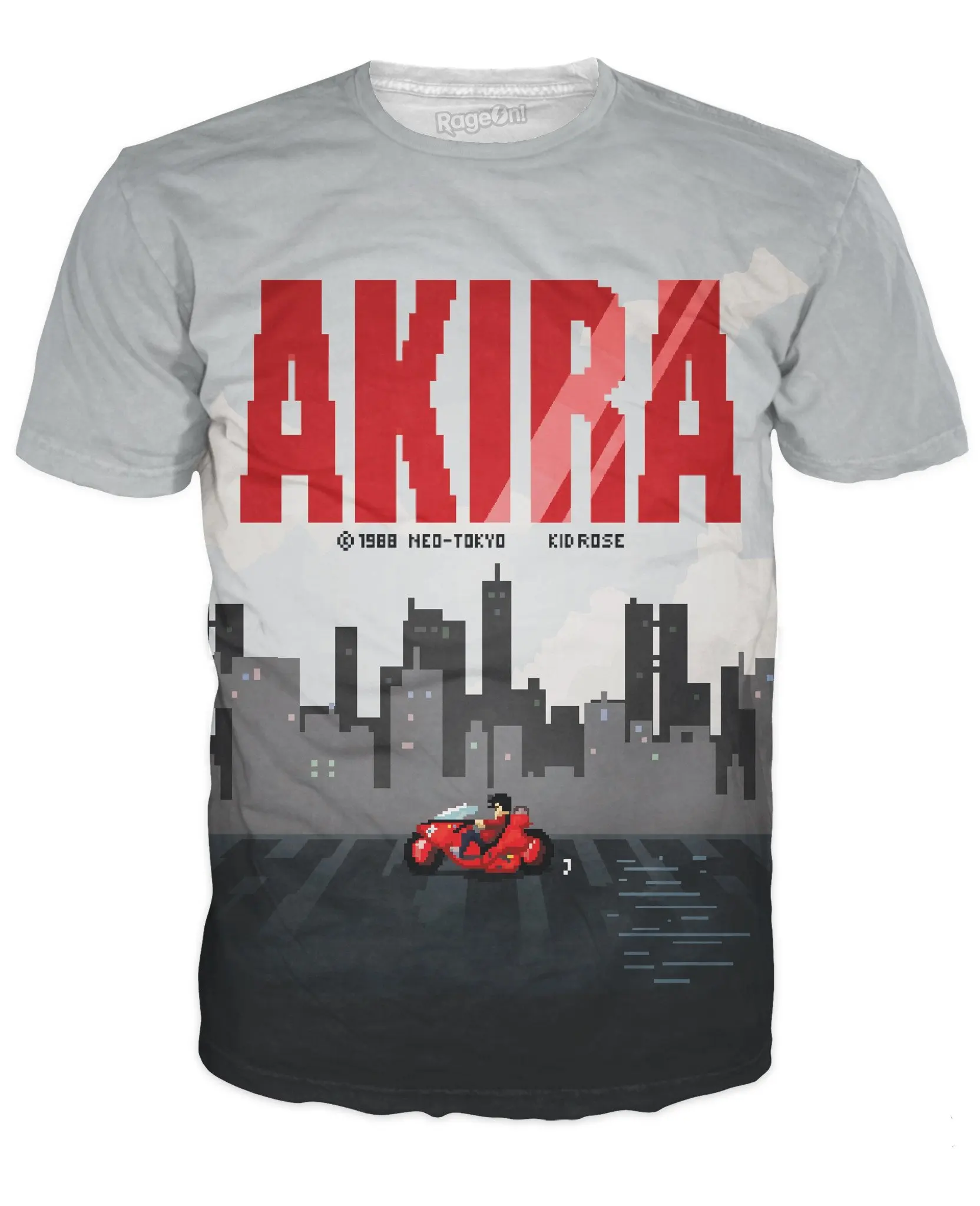 

Akira Printed T-Shirt S-3XL NEW Summer T Shirt Brand Fitness Body Building Top Tee Plus Size