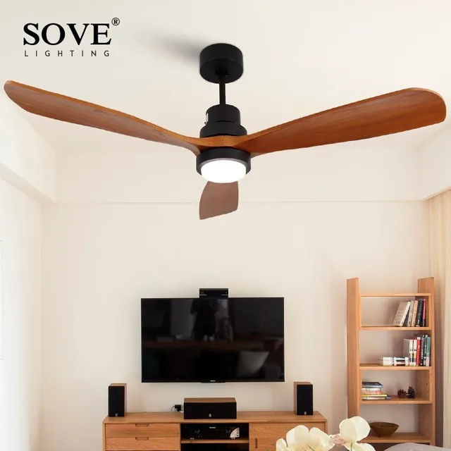 Ilucky Ventilatore a Soffitto con Lampada 60W Ventilatore Invisibile Creativo con Telecomando Ventilatore a Soffitto a LED Ultra-Silenzioso Dimmerabile Soggiorno Moderno Camera da Letto Lampada,Nero