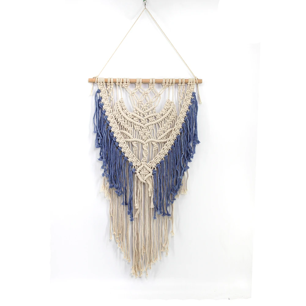 

Macrame Large Wall Hanging - Macrame Wedding Hanging Backdrop -Ombre Wall Mural - Dipdyed Yarn Wall Hanging Tapestry - Macrame