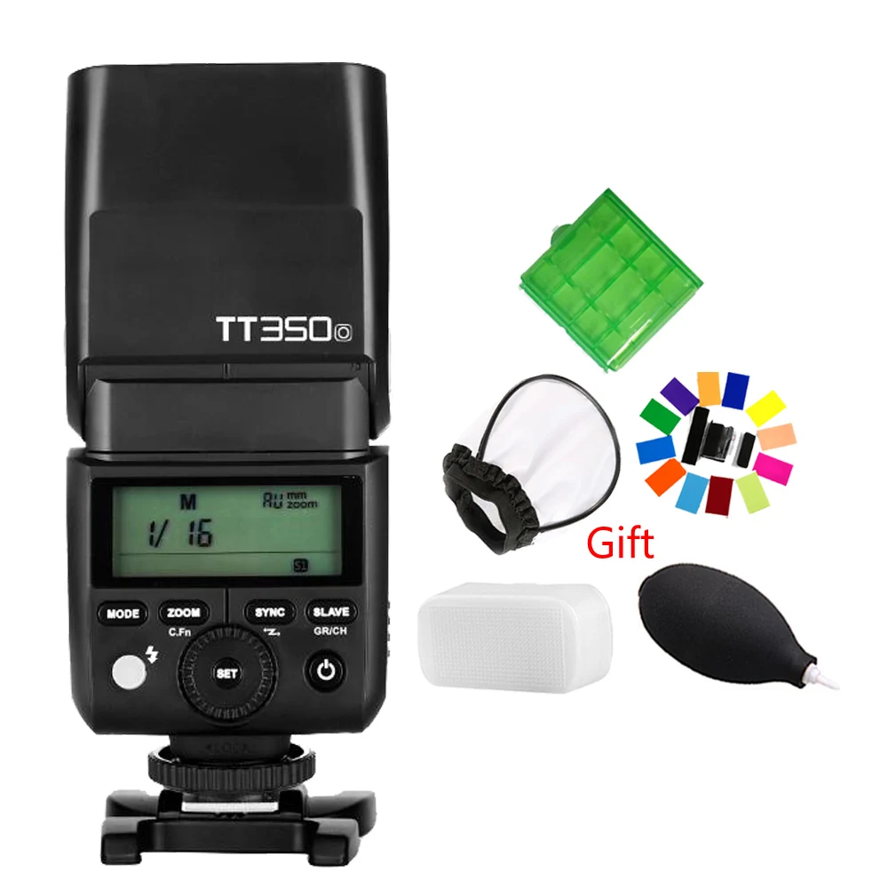 

Godox Mini Speedlite TT350 TT350O Camera Flash TTL HSS GN36 for Olympus/Panasonic Mirrorless DSLR Camera