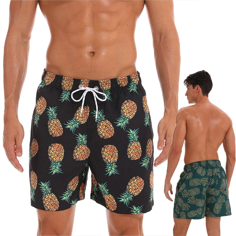 

2019 Mens Swim Shorts New Quick Dry Summer Mens Board Shorts Surf Swimwear Beach Short for Men Athletic Running Gym Shorts