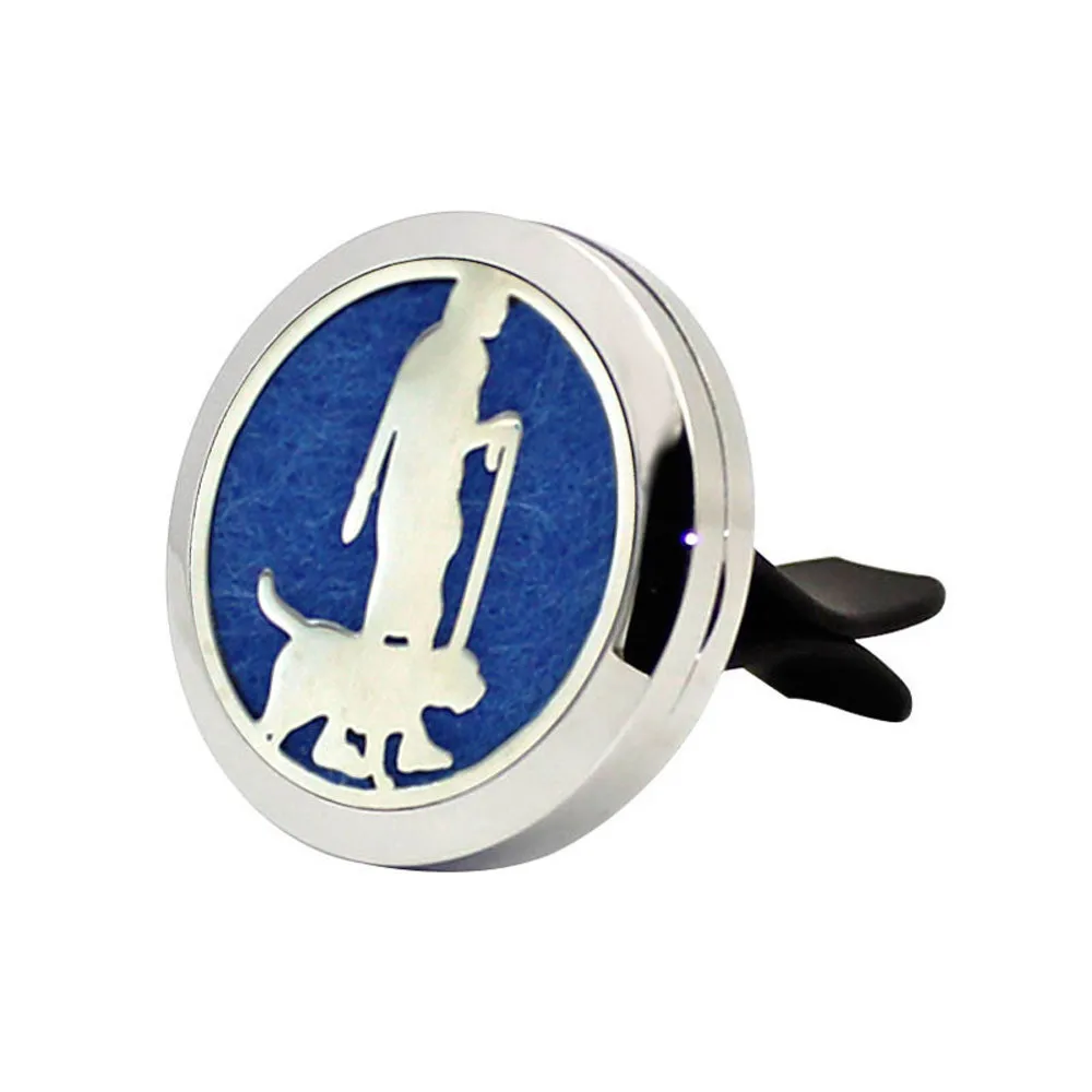 Нержавеющий автомобильный освежитель воздуха на вентиляционную решетку диффузор эфирного масла Подарочный медальон Декор frop